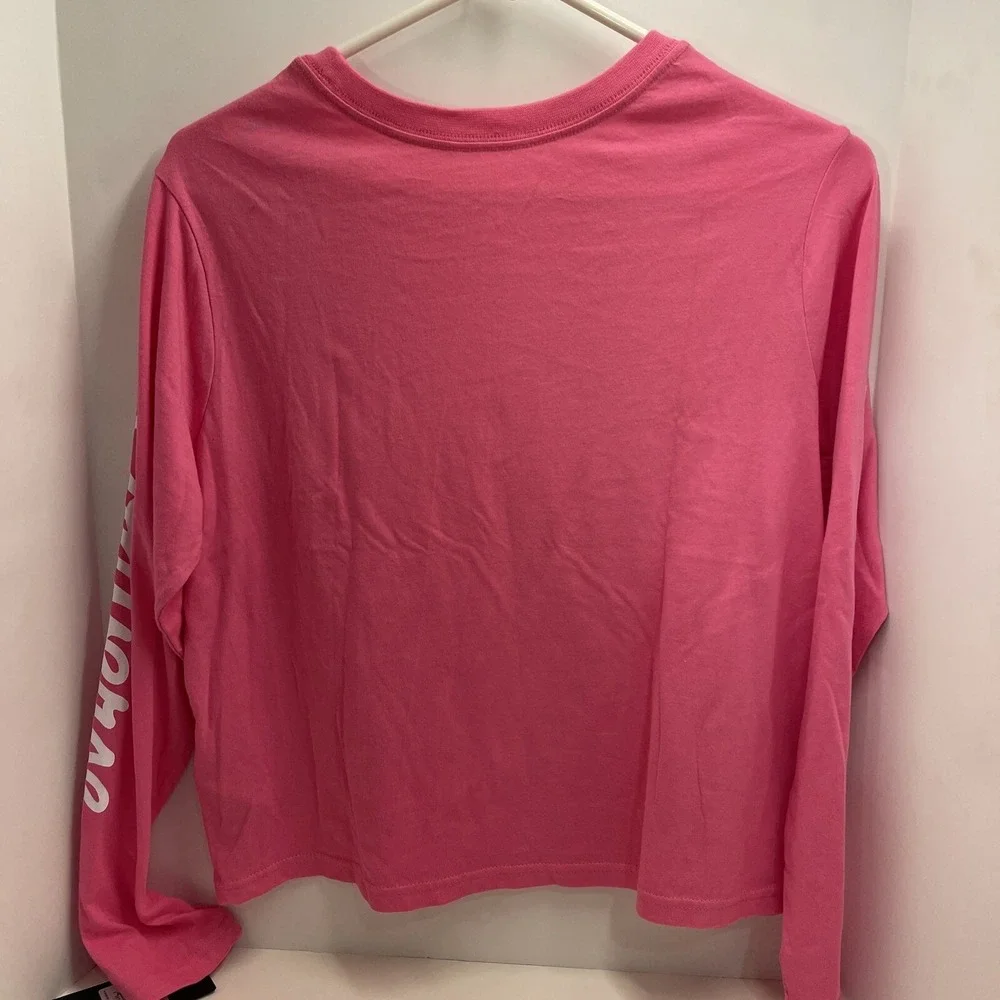 Converse Graphic‎ All Star Long-Sleeve T-Shirt Hot Pink Size XL 13-15 New